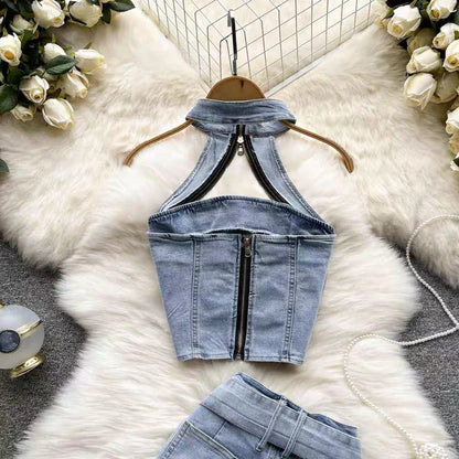 Blue Jean Co-Ord Set